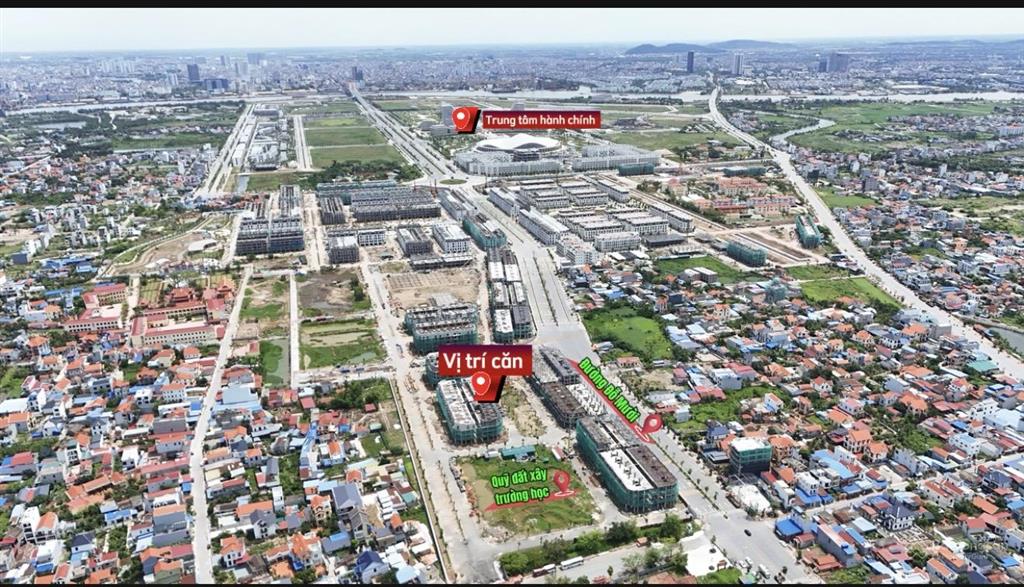 Căn cực tiềm năng 90m2 xây 4 tầng cạnh công viên và trường học, hoàng huy newcity, giá cực tốt