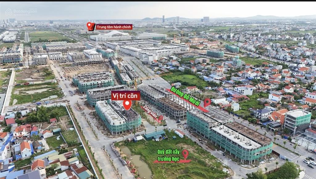 Căn cực tiềm năng 90m2 xây 4 tầng cạnh công viên và trường học, hoàng huy newcity, giá cực tốt