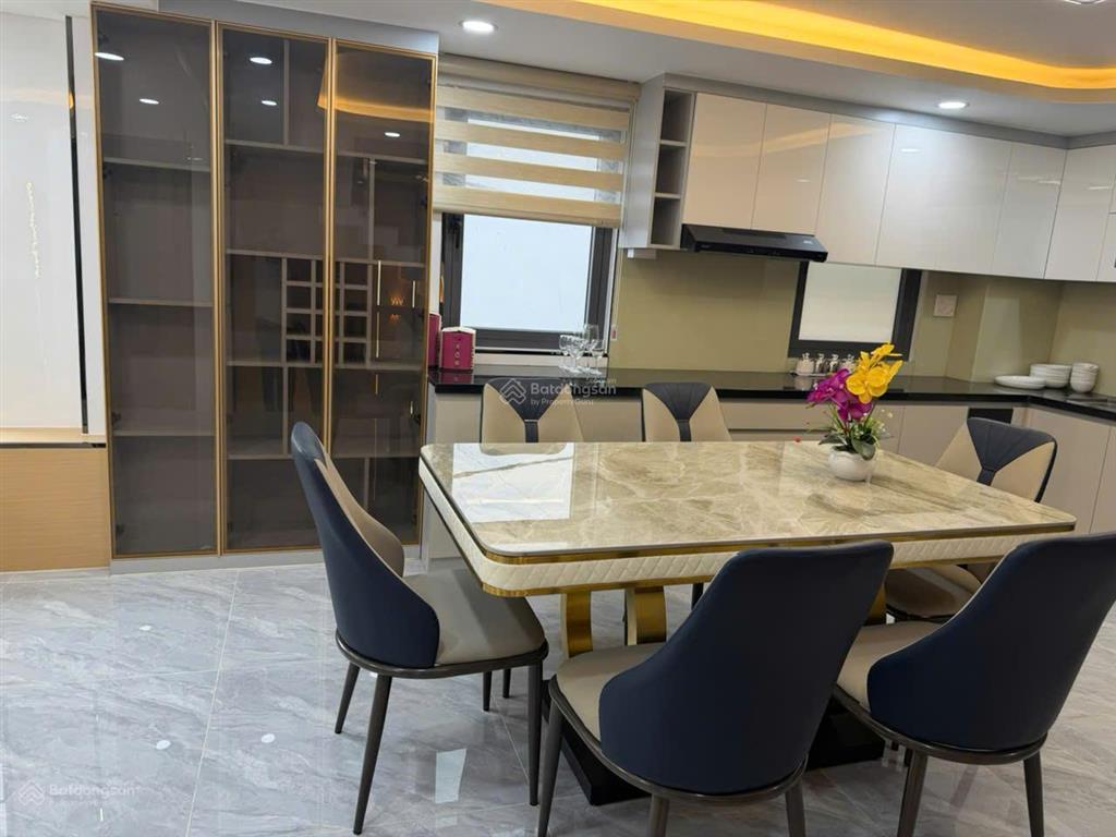 Bán nhà 2 mặt tiền hẻm 6m bùi quang  gò vấp 5 tầng full nội thất cao cấp 11,9 tỷ tl