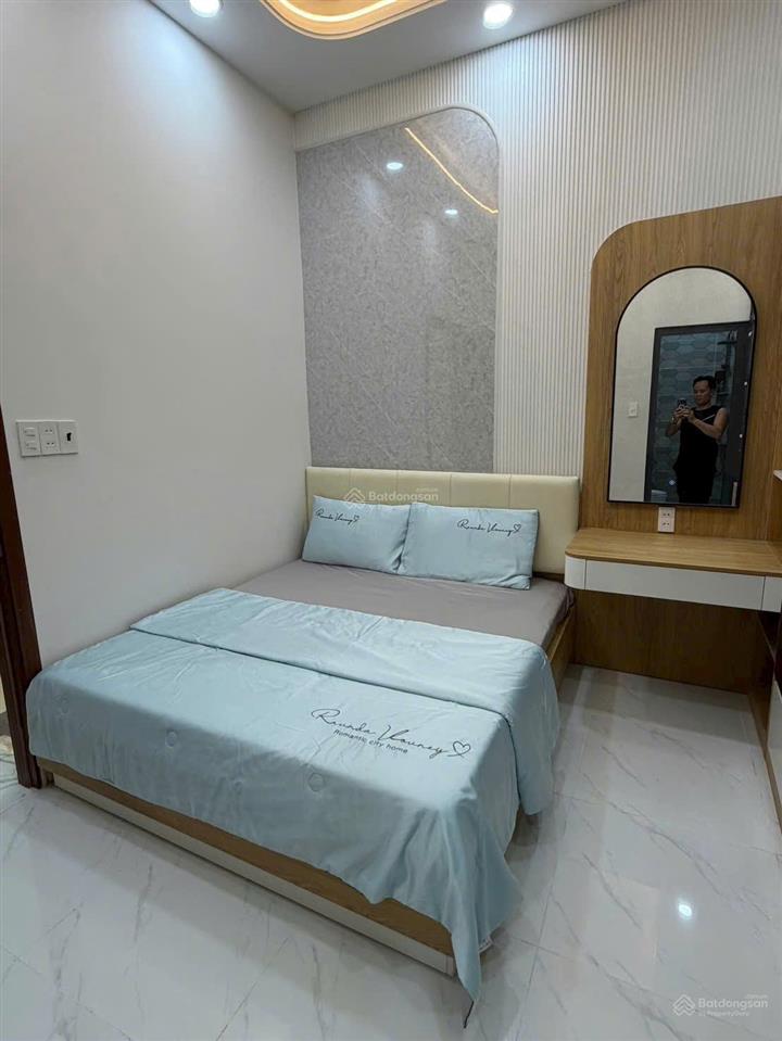 Bán nhà bùi quang là, phường an hội tây  nhà mới 1 trệt 1 lầu, full nội thất, giá 4,35 tỷ