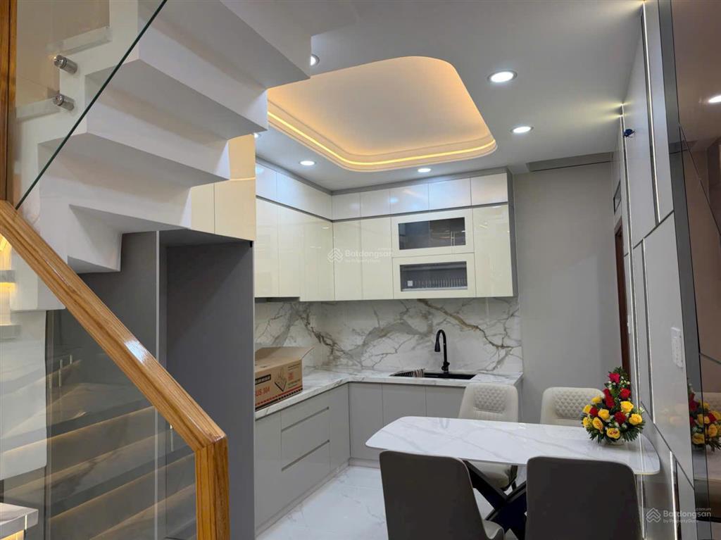 Bán nhà bùi quang là, phường an hội tây  nhà mới 1 trệt 1 lầu, full nội thất, giá 4,35 tỷ