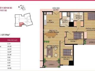 Bán chung cư hà đô park view cầu giấy  căn 3 phòng ngủ 127.55m² chính chủ, miễn trung gian