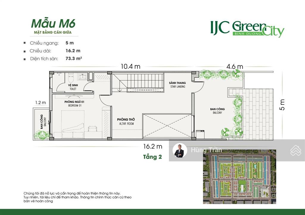 Bán nhà phố ijc green city mẫu m6 view công viên 130m2 3 tầng, tt 30% nhận nhà, giá 5,5 tỷ