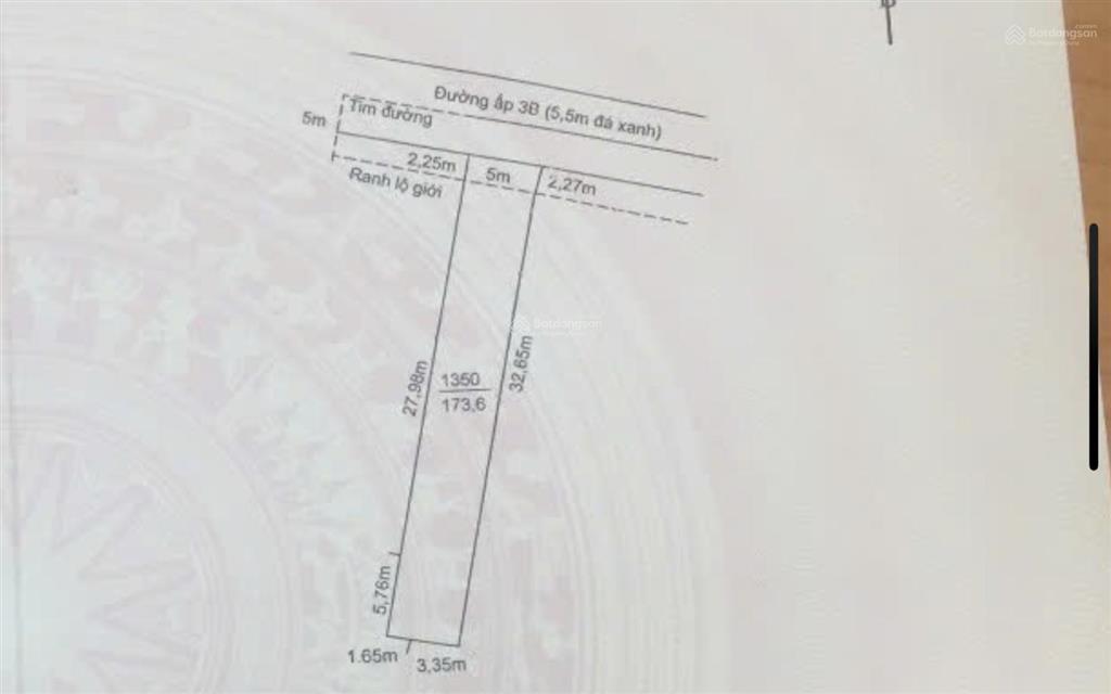 Bán đất 150m2 thổ cư tại ấp 3b, phước lợi, bến lức, long an, sổ sẳn ,5x32