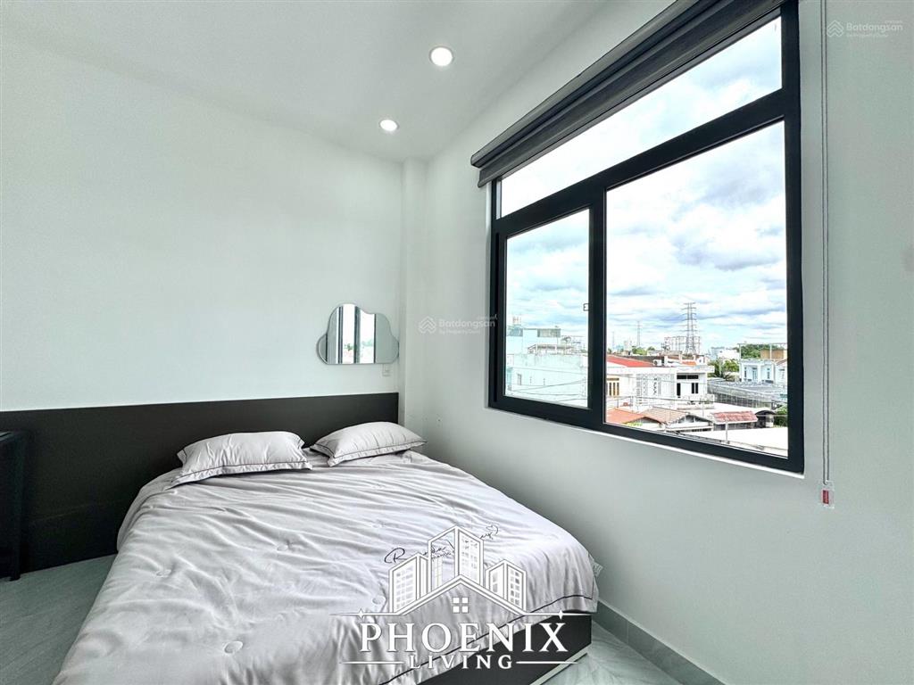 Studio mới xây 100% cửa sổ lớn, full nội thất, ngay tô ký  cvpm quang trung
