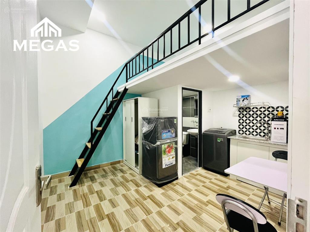 Căn hộ mini full nội thất  máy giặt riêng  ngay cầu tham lương  coopmart phan văn hớn