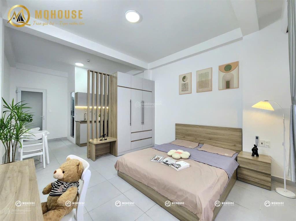Căn hộ gác cao  full nội thất, tiện nghi ngay cvpm quang trung