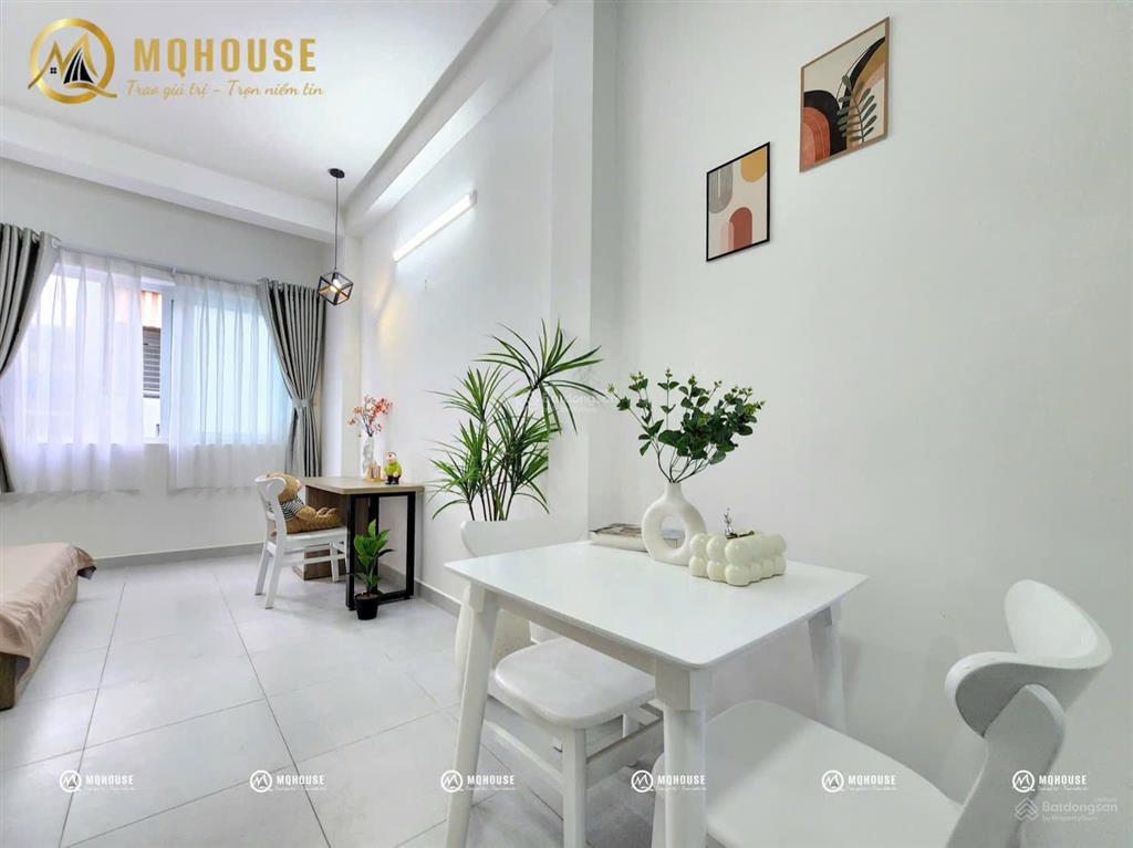 Căn hộ gác cao  full nội thất, tiện nghi ngay cvpm quang trung