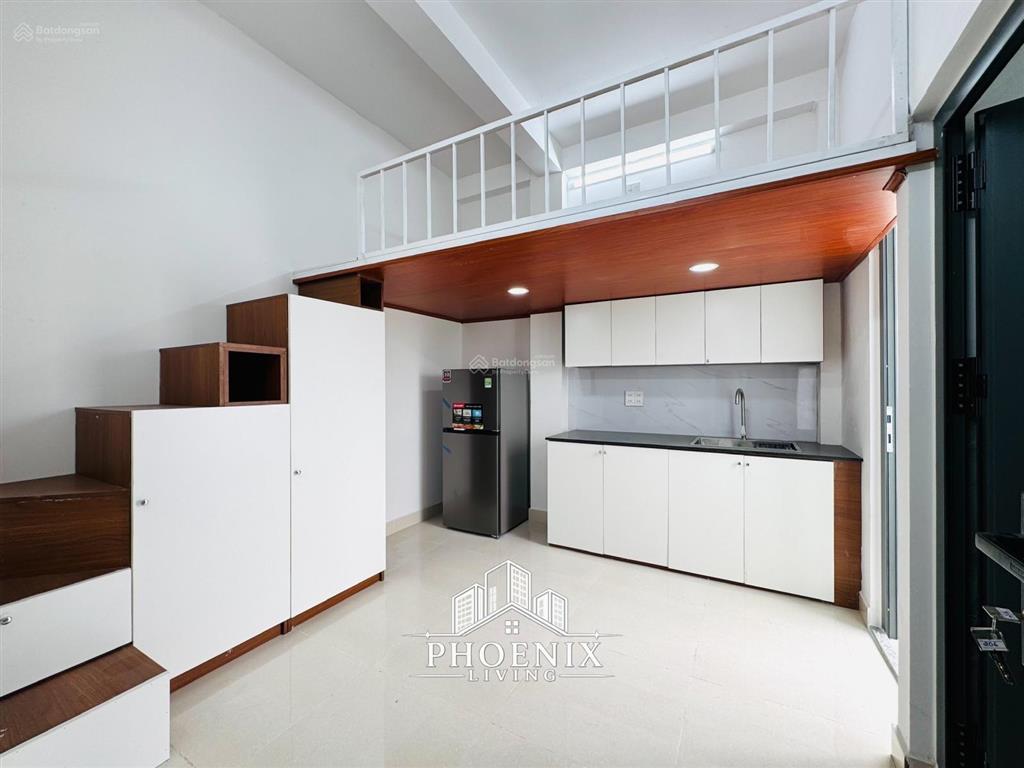 Căn hộ mới 100%  ban công riêng  full nội thất ngay bà điểm  phan văn hớn