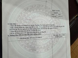 Bán gấp đất liên thôn, 58 triệu / m2, 50 m2, xã chương dương, huyện thường tín