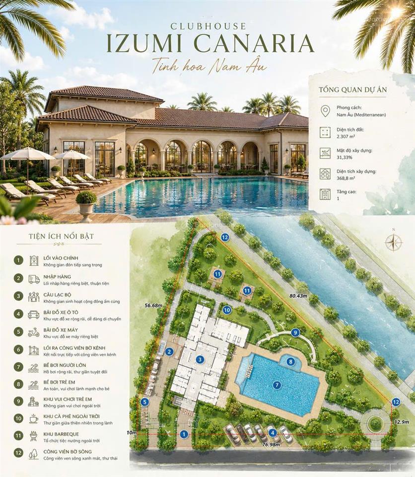 Chính chủ biệt thự song lập trực diện sông izumi canaria  vốn 20% đến khi nhận nhà t11/2026