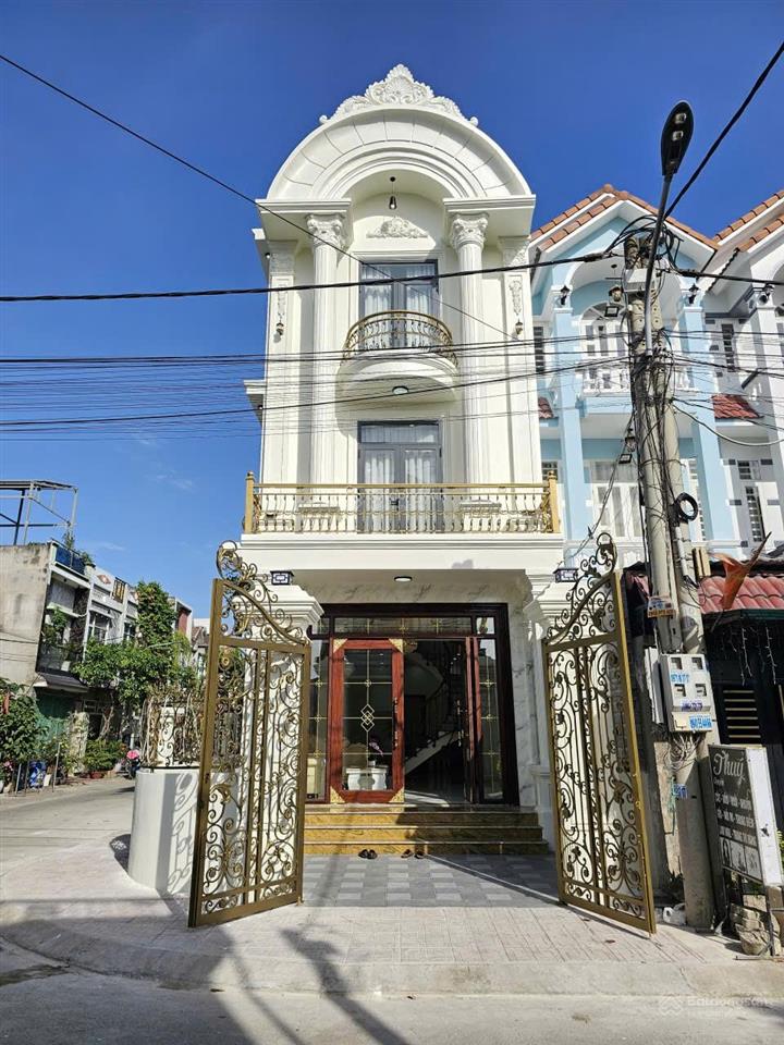 Bán nhà căn góc 2 mặt tiền, có phòng ngủ dưới kdc gần đường lê thị trung p.an phú tp.thuận an