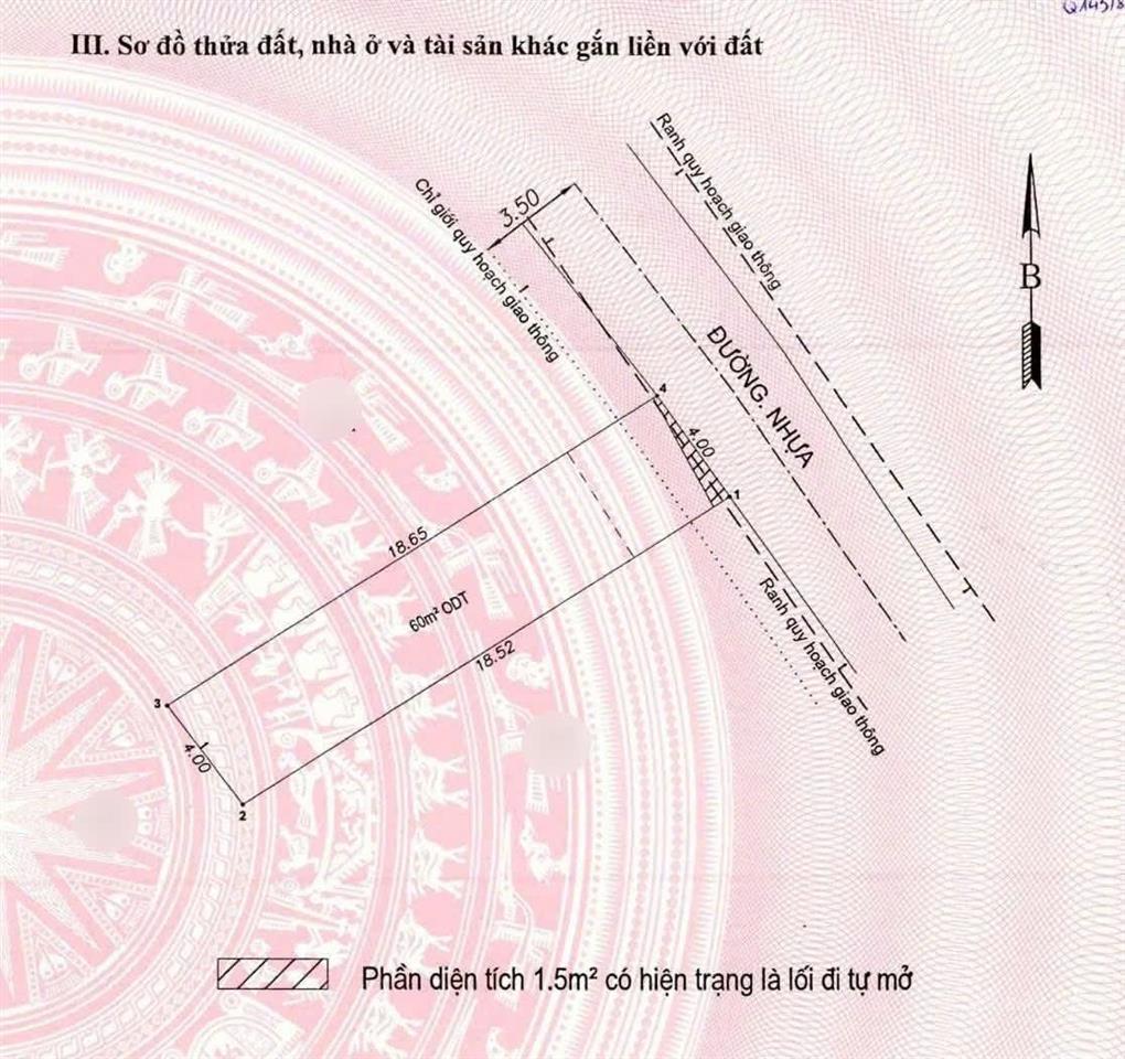 Bán đất ngay bigc go dĩ an cách đường võ thị sáu 100m p.đông hòa tp.dĩ an. dt 74.1m2
