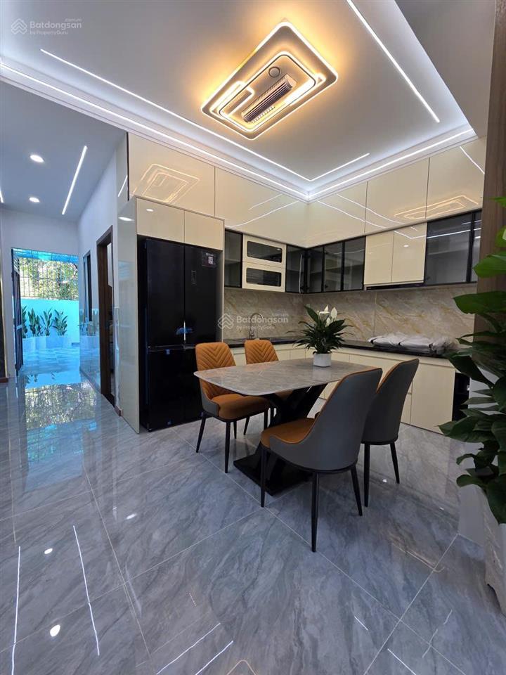 3,55tỷ  bán nhà 1 trệt 1 lửng full nội thất gần kdl hố lang đường liên huyện, p.tân bình, tp.dĩ an