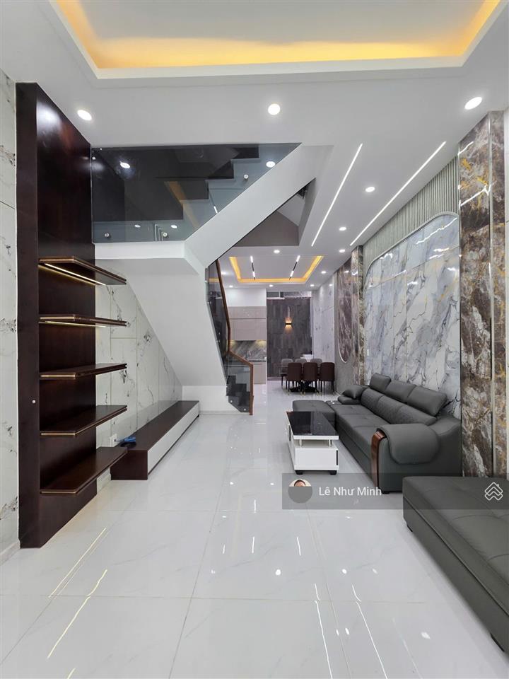 4,6 tỷ  bán nhà 1 trệt 2 lầu hoàn công gần ngã tư miếu ông cù 500m, p. bình chuẩn, tp. thuận an