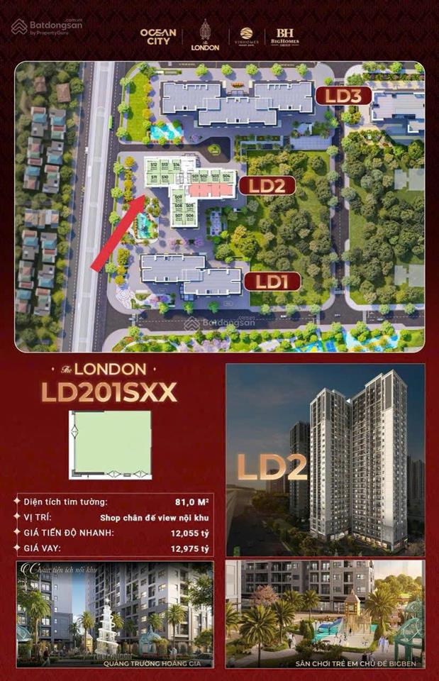 Sẵn căn shop đế góc tòa ld1  mặt đường lý thánh tông. giá nhỉnh 150tr/m2. rẻ chưa từng có