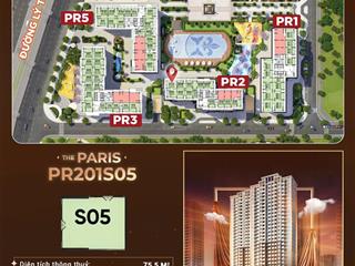 Căn góc shop đế mặt hồ bơi tại the paris, giá cực tốt, chỉ từ 12.596 tỷ.  0962 506 *** e linh