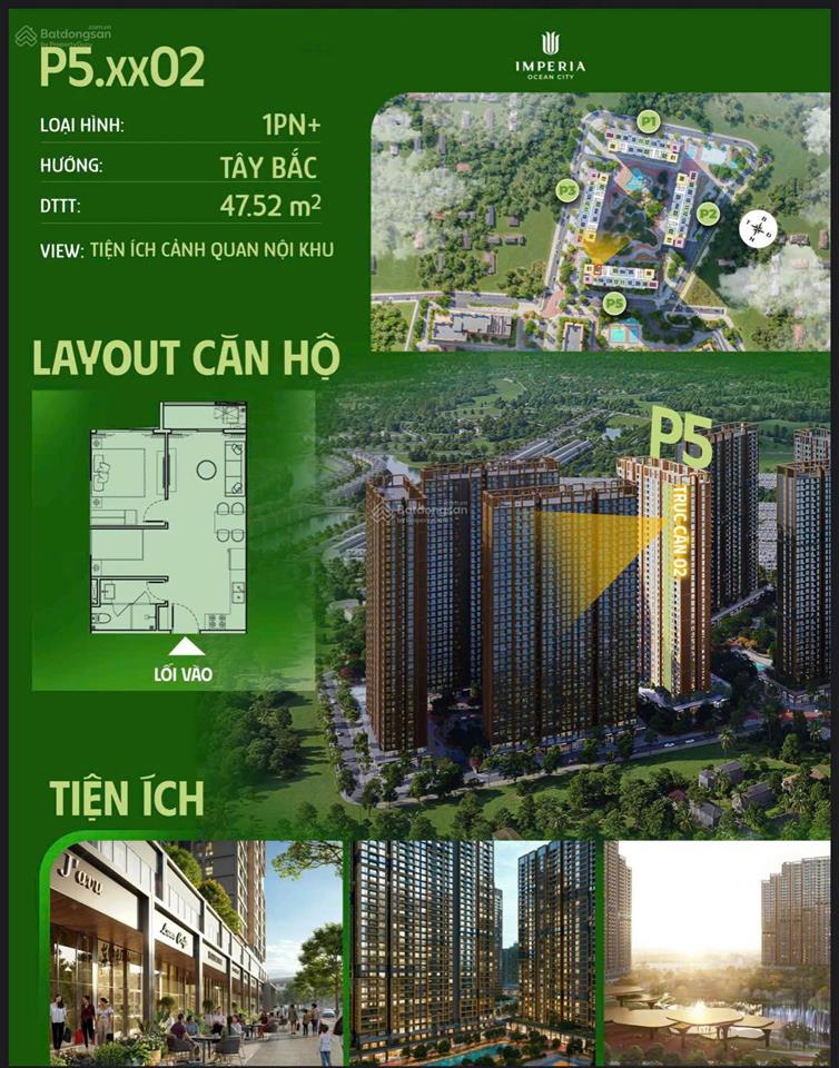 Sẵn 2n 47.52m2 toà p5. tầng vừa. giá chỉ 2.83 tỷ. rẻ nhất thị trường.  0962 506 *** để đặt cọc
