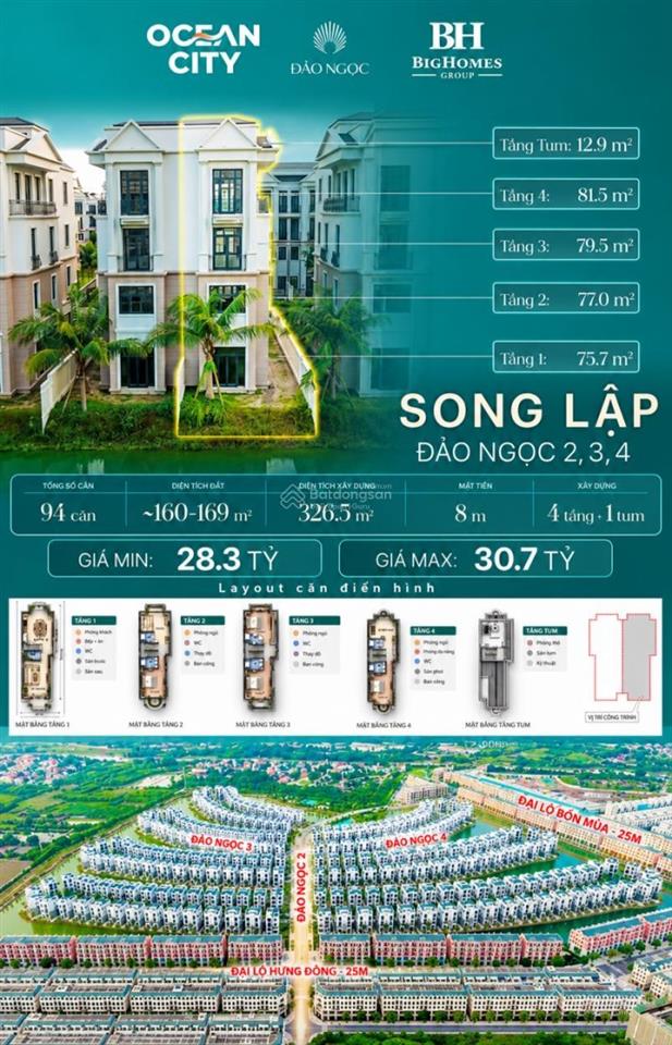 Biệt thự đảo ngọc  giá tốt. chỉ từ 120tr/m2.  0962 506 *** e linh để nhận thông tin