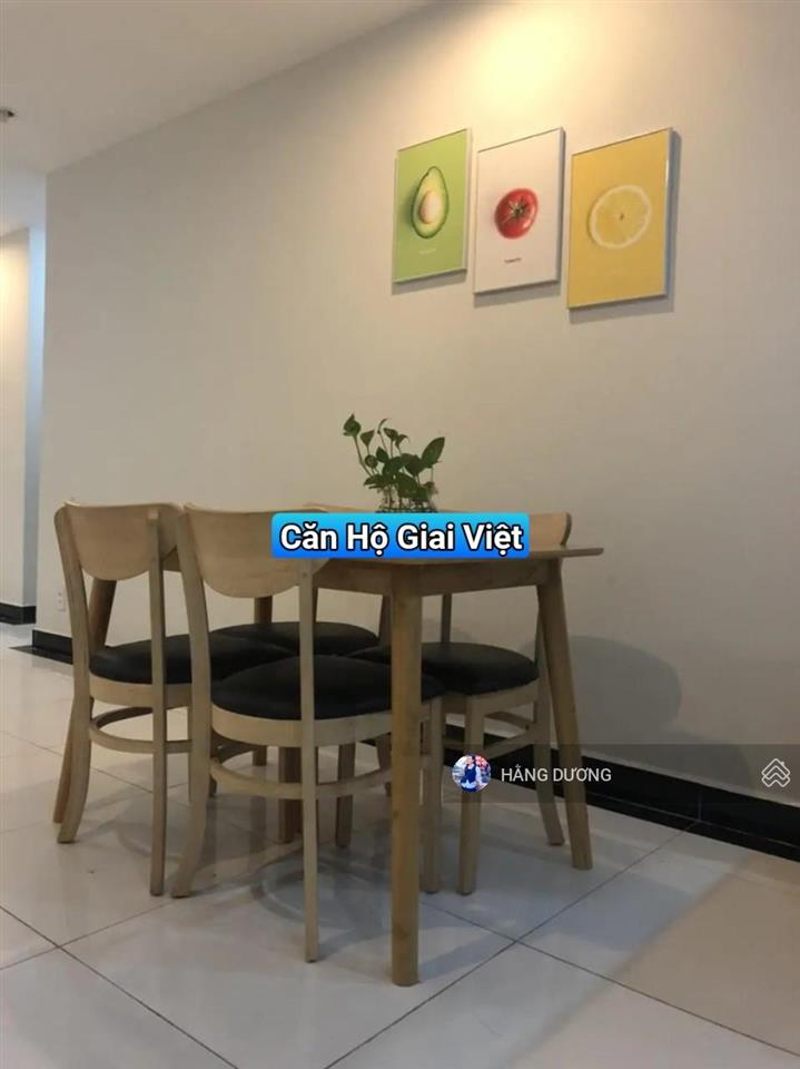 Bán căn hộ quốc cường giai việt  2pn 2wc 78m2  sổ hồng lâu dài  view đẹp thoáng mát  có tttm