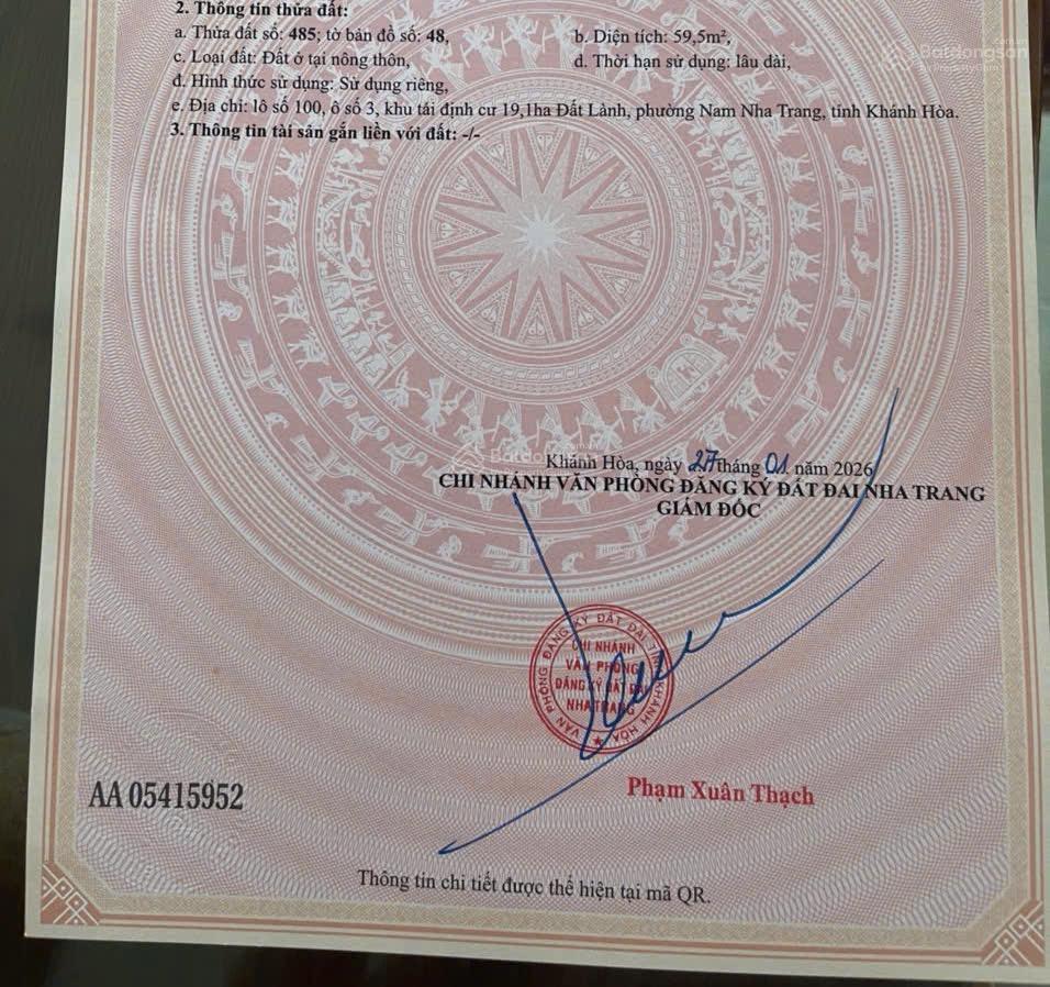 Bán căn góc mặt tiền tái định cư đất lành 2 tầng chỉ 3,8 tỷ bao sổ