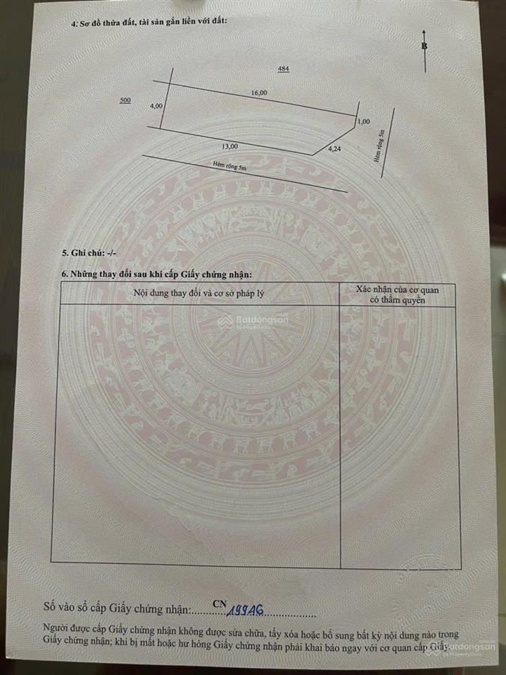 Bán căn góc mặt tiền tái định cư đất lành 2 tầng chỉ 3,8 tỷ bao sổ