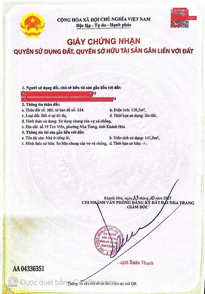 Cần chuyển nhượng căn nhà nằm mặt tiền đường tản viên ngang 8m chỉ 16,5 tỷ