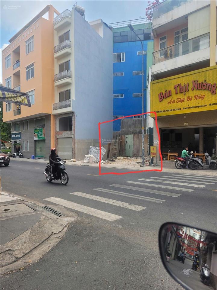 Bán đất mặt tiền đường đặng văn sâm, p.2, tân bình, dt 38m, giá 12,5 tỷ.