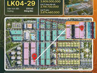 Suất ngoại giao đất nền dự án đơn giá chỉ từ 16 triệu/m2 , đã có sổ view sông đẹp nhất dự án