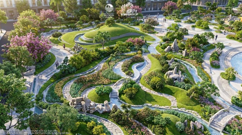 Hiếm có căn biệt thự đơn lập 2 mặt tiền view công viên hoàng hôn sát vịnh hạ long