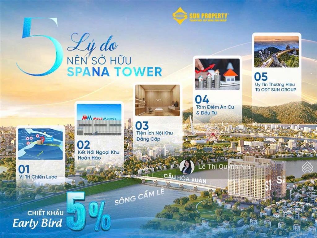 Căn hộ sân vườn sun spana  chuẩn sống xanh giữa lòng đà nẵng, giá gốc ưu đãi chỉ từ 3,1 tỷ (100%)