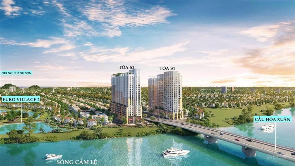 Căn hộ sân vườn sổ lâu dài view sông và thành phố giá 3tỷ1(100%) an cư tiện nghi & đầu tư bền vững