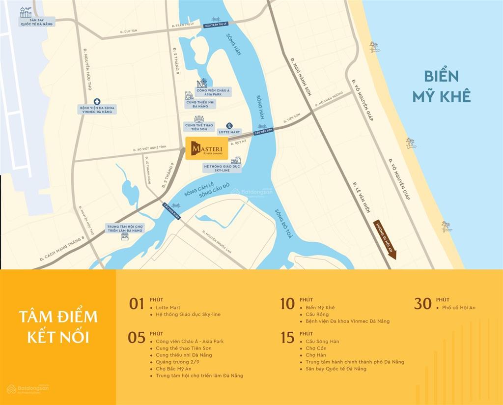 Căn hộ thương hiệu masteri rivera home đà nẵng giá tốt nhất gđ1, sở hữu lâu dài  nhận nhà 12/2026