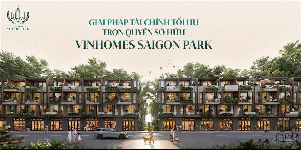 Sở hữu nhà phố vinhomes sài gòn park chỉ từ 5,443 tỷ đón đầu tâm điểm tăng trưởng tây bắc.