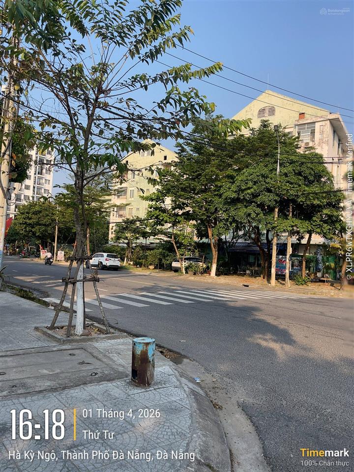 Bán gấp lô góc hà kỳ ngộ & lê lâm, sơn trà trung tâm du lịch biển đà nẵng