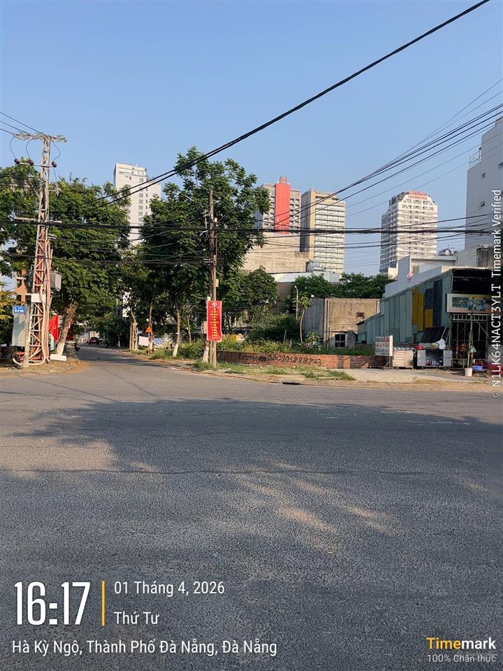 Bán gấp lô góc hà kỳ ngộ & lê lâm, sơn trà trung tâm du lịch biển đà nẵng