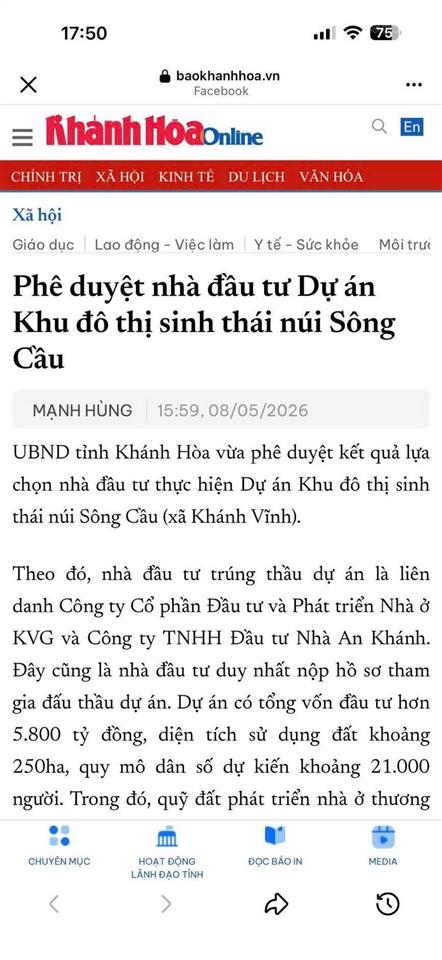 Siêu rẻ cần tiền bán gấp đất thổ cư sông cầu khánh vĩnh