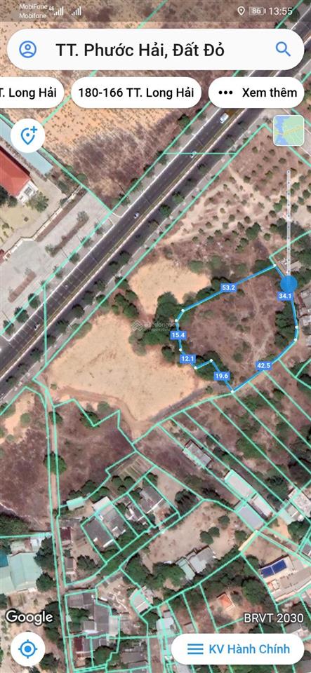 Bán đất tại khu làng chài phước hải, 15,55 tỷ, 2500m2, chính chủ giá tốt