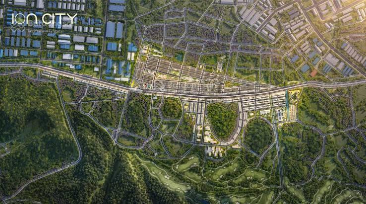 Đất khu đô thị kinh tế đêm ion city  kcn song khê nội hoàng 3 tỷ 70m