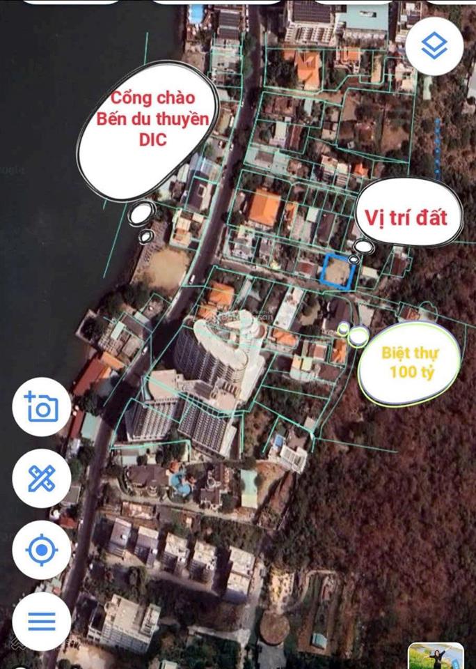 Bán đất góc 2 mặt tiền trần phú biển vt dt 412m2 giá hạ còn 27 tỷ (64 triệu/m2) sổ hồng 100% thổ cư