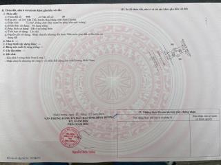 Bán đất nền bàu bàng 73.4m2  thổ cư 100%  sổ hồng riêng  giá chỉ 520 triệu