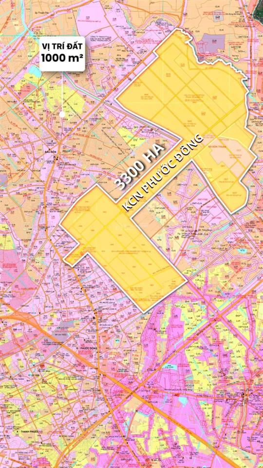 Bán đất truông mít 10x100m thổ cư 100m² sát kcn phước đông, rất phù hợp xây trọ cho thuê