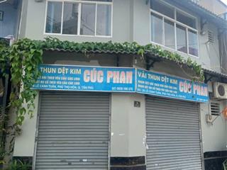 Bán nhà mt lê cảnh tuân, p. phú thọ hoà, khu vực buôn bán vải sầm uất dt 8m*8m, dtsd 140m2