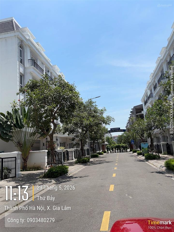 Bán gấp căn lk 75m²/mt 5m/giá 15,8tỷ/dự án euro window twin park/đường thành trung/trâu quỳ