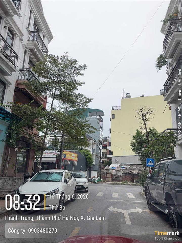 Bán nhà 4 tầng làn 2 phố thành trung, trâu quỳ, gia lâm dt 84m²/mt 6m/ giá 19 tỷ