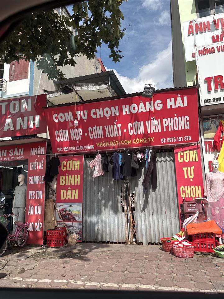 Bán căn nhà mặt phố kinh doanh nổi bật ngô xuân quảng, gia lâm. dt 70.8m2/mt 4m x 2 mặt giá 23 tỷ