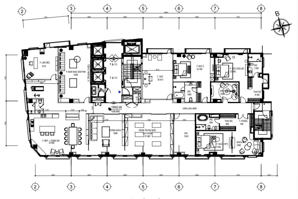 Bán căn hộ 3pn, 4wc tại số 33 lý thường kiệt, 280 tỷ, 510m2