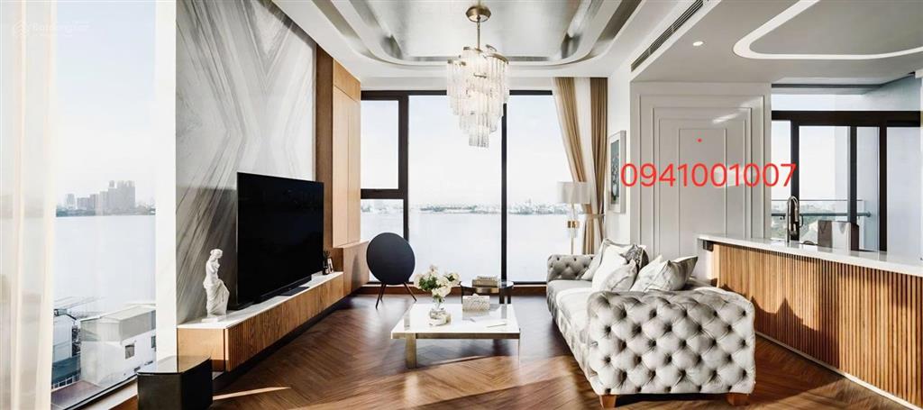 Sun 69 thụy khuê bán căn 01 tháp s1, 215 m2, 3 phòng ngủ, view full hồ tây.