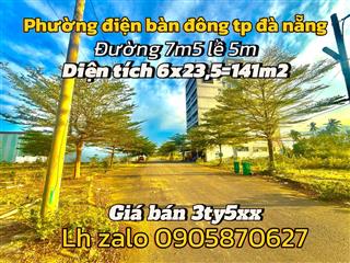 Bán đất nền dự án tại sentosa riverside quảng nam, giá siêu hời 3,55 tỷ, 141m2