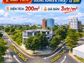 2 mặt tiền đường 10m5 và 7m5 trục thông nhất dự án thông sông cách sông chưa đến 500m